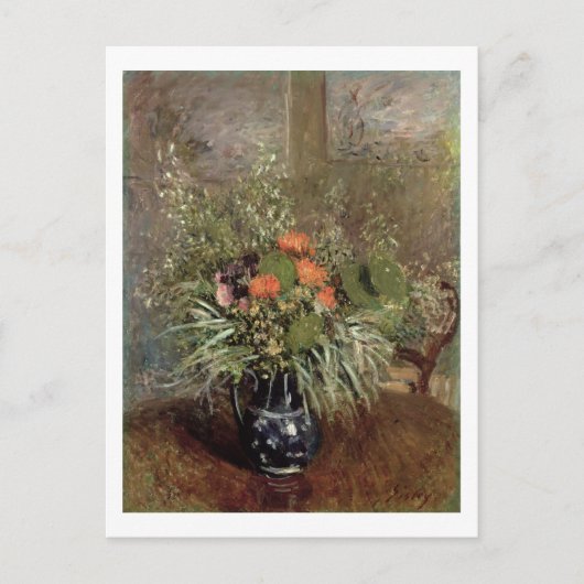 Alfred Sisley | Stilleven van wilde bloemen Briefkaart (Voorkant)