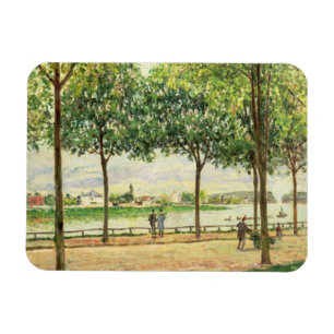Alfred Sisley Straat van de Spaanse kastanjebome Magneet