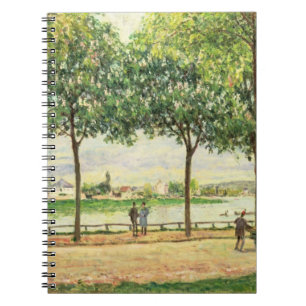 Alfred Sisley Straat van de Spaanse kastanjebome Notitieboek