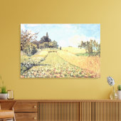 Alfred Sisley | Tarweveld Canvas Afdruk (Insitu (Woonkamer))