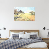 Alfred Sisley | Tarweveld Canvas Afdruk (Insitu (Slaapkamer))