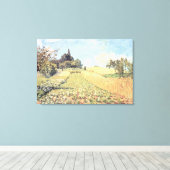 Alfred Sisley | Tarweveld Canvas Afdruk (Insitu (Houten vloer))