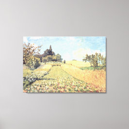 Alfred Sisley | Tarweveld Canvas Afdruk