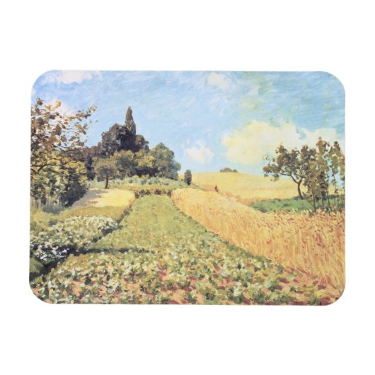 Alfred Sisley | Tarweveld Magneet (Horizontaal)