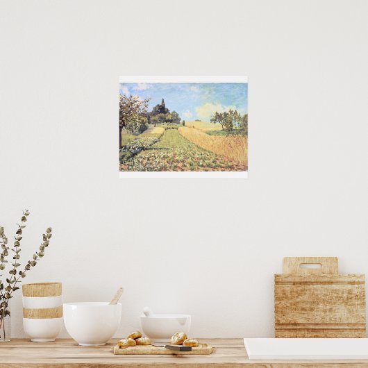 Alfred Sisley | Tarweveld Poster (Keuken)