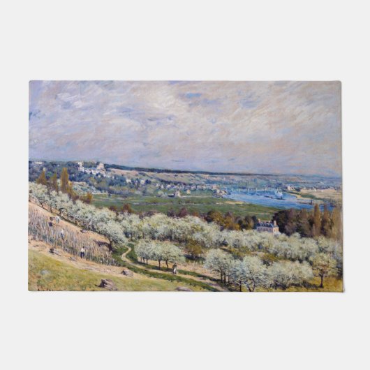 Alfred Sisley - Terrace in Saint-Germain, lente Deurmat (Voorkant)