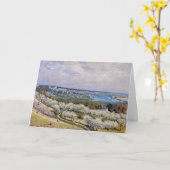 Alfred Sisley - Terrace in Saint-Germain, lente Kaart (Gele Bloem)