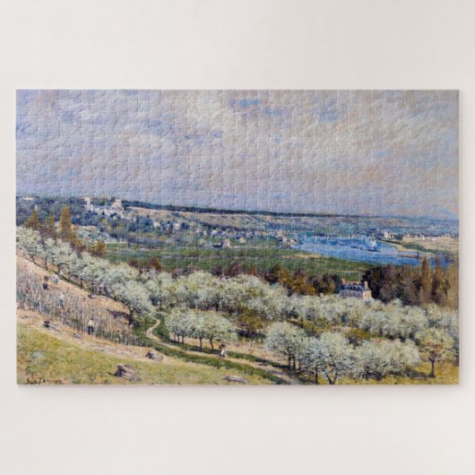 Alfred Sisley - Terrace in Saint-Germain, lente Legpuzzel (Horizontaal)