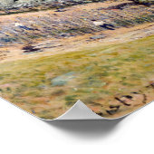 Alfred Sisley - Terrace in Saint-Germain, lente Poster (Hoek)