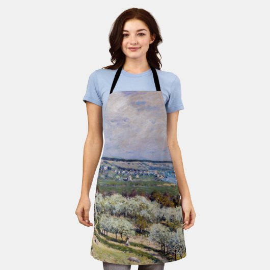 Alfred Sisley - Terrace in Saint-Germain, lente Schort (Gedragen)