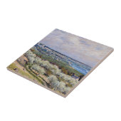 Alfred Sisley - Terrace in Saint-Germain, lente Tegeltje (Zijkant)