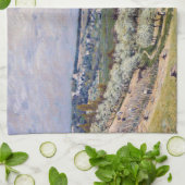 Alfred Sisley - Terrace in Saint-Germain, lente Theedoek (Gevouwen)