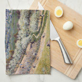 Alfred Sisley - Terrace in Saint-Germain, lente Theedoek (Quarter Fold)