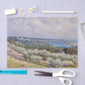 Alfred Sisley - Terrace in Saint-Germain, lente Tissuepapier (Craft)