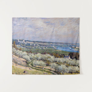 Alfred Sisley - Terras bij Saint-Germain, Lente Wandkleed