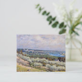 Alfred Sisley - Terras op Saint-Germain, Lente Briefkaart (Staand voorkant)
