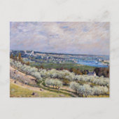Alfred Sisley - Terras op Saint-Germain, Lente Briefkaart (Voorkant)