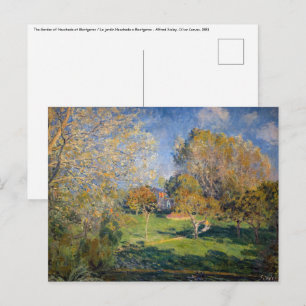 Alfred Sisley - The Garden of Hoschede, Montgeron Briefkaart