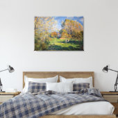 Alfred Sisley - The Garden of Hoschede, Montgeron Canvas Afdruk (Insitu (Slaapkamer))