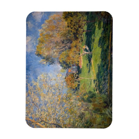 Alfred Sisley - The Garden of Hoschede, Montgeron Magneet (Verticaal)