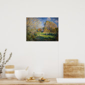Alfred Sisley - The Garden of Hoschede, Montgeron Poster (Keuken)