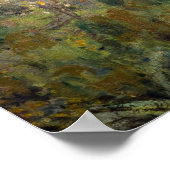 Alfred Sisley - The Garden of Hoschede, Montgeron Poster (Hoek)