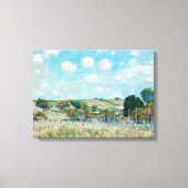 Alfred Sisley - The Meadow Canvas Afdruk (Voorkant)