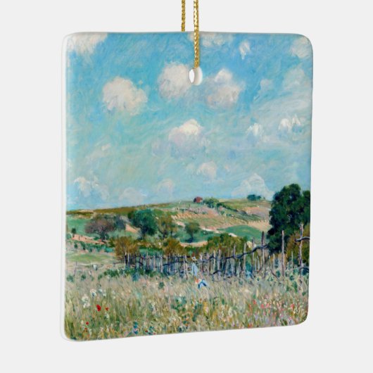 Alfred Sisley - The Meadow Keramisch Ornament (Rechts)