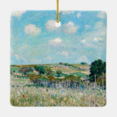 Alfred Sisley - The Meadow Keramisch Ornament (Achterkant)