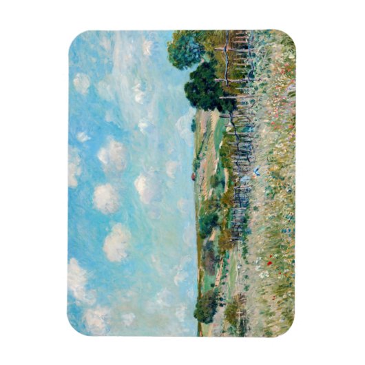 Alfred Sisley - The Meadow Magneet (Verticaal)