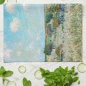 Alfred Sisley - The Meadow Theedoek (Gevouwen)