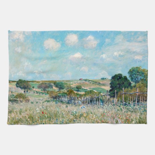 Alfred Sisley - The Meadow Theedoek (Horizontaal)