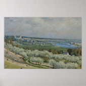 Alfred Sisley - The Terrace in Saint-Germain Poster (Voorkant)