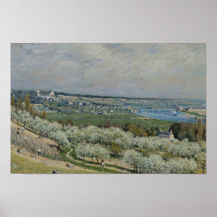 Alfred Sisley - The Terrace in Saint-Germain Poster