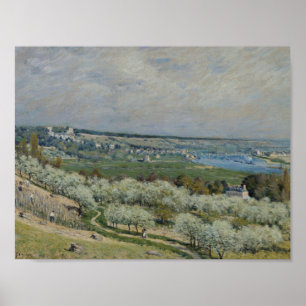 Alfred Sisley - The Terrace in Saint-Germain Poster