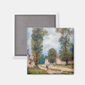Alfred Sisley - The Versailles Road Magneet (Voorkant / Achterkant)