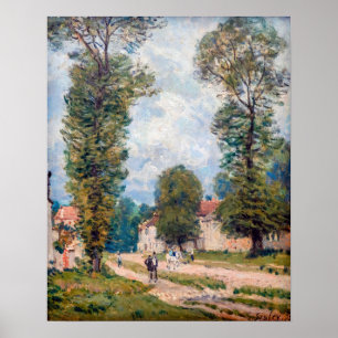 Alfred Sisley - The Versailles Road Poster