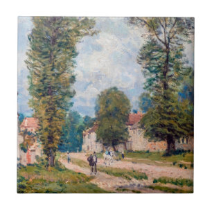 Alfred Sisley - The Versailles Road Tegeltje