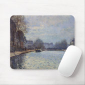 Alfred Sisley | Uitzicht van het Canal St-Martin i Muismat (Met muis)