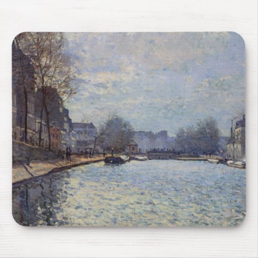 Alfred Sisley | Uitzicht van het Canal St-Martin i Muismat (Voorkant)