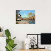 Alfred Sisley Uitzicht van Marly-le-Roi van Coeur- Poster (Thuiskantoor)
