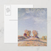 Alfred Sisley | Uphill Road in Sunshine Briefkaart (Voorkant / Achterkant)