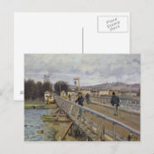 Alfred Sisley | Voetbrug in Argenteuil Briefkaart (Voorkant / Achterkant)