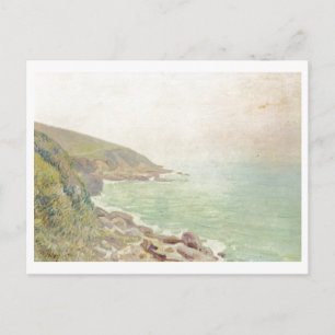 Alfred Sisley - Waliser Küste im Nebel 1887 - Oil Briefkaart