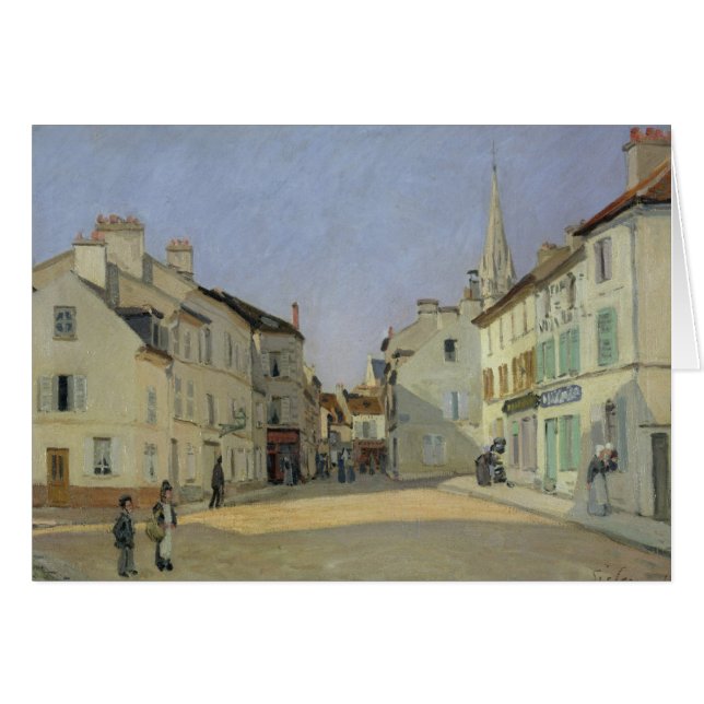 Alfred Sisley | Wetstraat in Argenteuil (Voorkant Horizontaal)