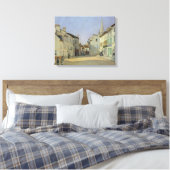 Alfred Sisley | Wetstraat in Argenteuil Canvas Afdruk (Insitu (Slaapkamer))