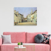 Alfred Sisley | Wetstraat in Argenteuil Canvas Afdruk (Insitu (Woonkamer))