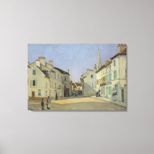 Alfred Sisley   Wetstraat in Argenteuil Canvas Afdruk
