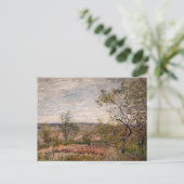 Alfred Sisley - Winderige dag bij Veneux Briefkaart (Staand voorkant)