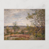 Alfred Sisley - Winderige dag bij Veneux Briefkaart (Voorkant)